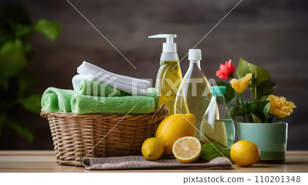 Set of cleaning and laundry products Set of cleaning and laundry products 110201348