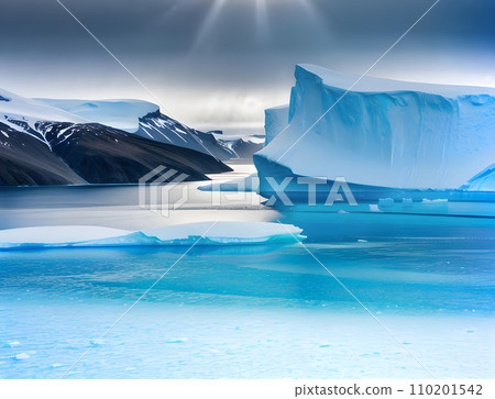Antarctica: sharp detailed high quality wonderland. 110201542