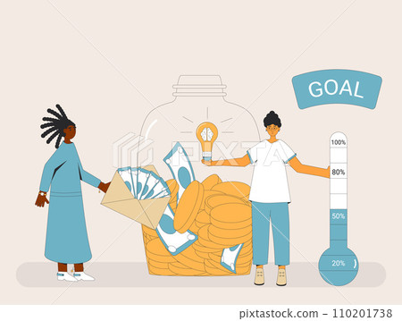 Edtech educational technology startup idea. Fundraising concept. Edtech educational technology startup idea. Fundraising concept. 110201738