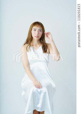 Transparent female portrait Transparent female portrait 110201815