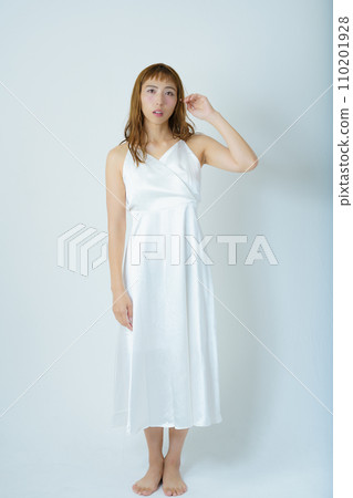 Transparent female portrait 110201928