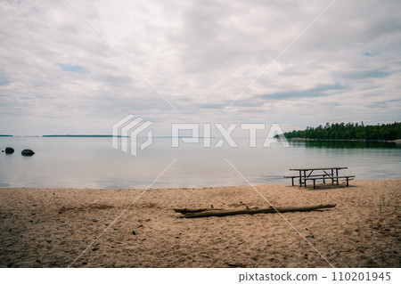Batchawana Bay Provincial Park. A beach near Sault Sainte Marie, ontario, canada - sep 2022 Batchawana Bay Provincial Park. A beach near Sault Sainte Marie, ontario, canada - sep 2022 110201945