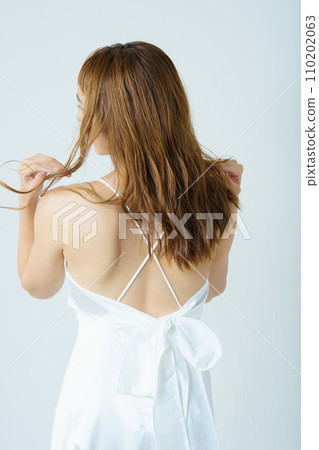 Transparent female portrait 110202063