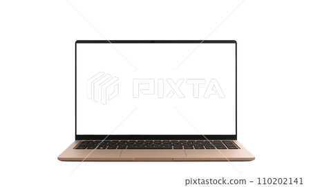 A laptop on the transparent background 110202141