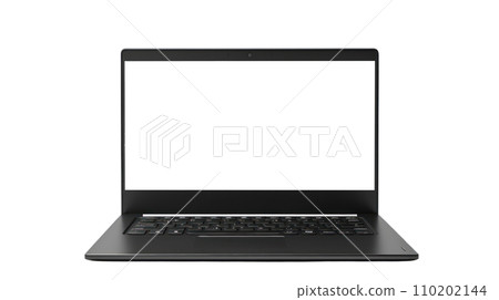 A laptop on the transparent background 110202144