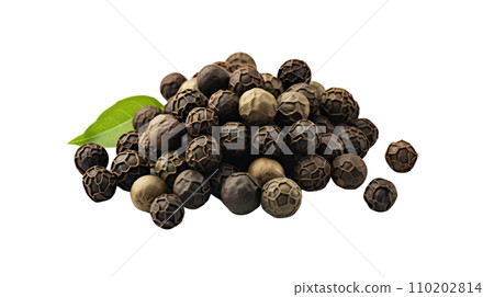 black pepper on the transparent background 110202814