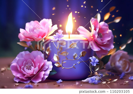 Beautiful roses greeting card for Mothers or Valentines day 110203105