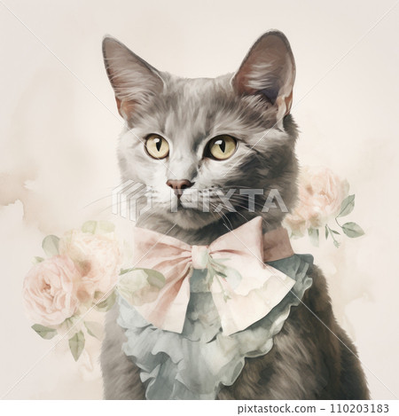 A beautiful cat portrait 110203183