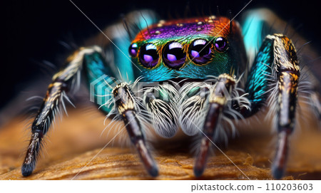 Spider macro photography extreme close-up Spider macro photography extreme close-up 110203603