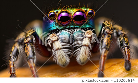 Spider macro photography extreme close-up Spider macro photography extreme close-up 110203614