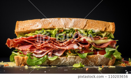 A sandwich full of fillings A sandwich full of fillings 110203656