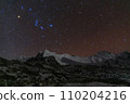 Starry sky seen from Chukung 110204216