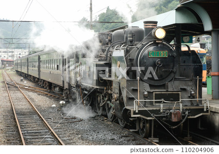 Oigawa Railway's SL steam locomotive Oigawa Railway SL express train train Oigawa Railway's SL steam locomotive Oigawa Railway SL express train train 110204906