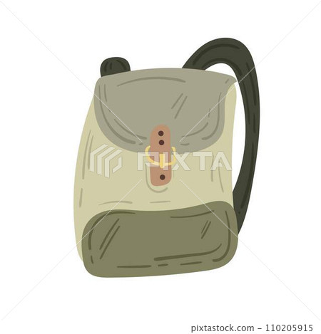 travel backpack vector design over white 110205915