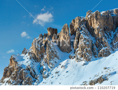 Beautiful winter mountain landscape. 110207719