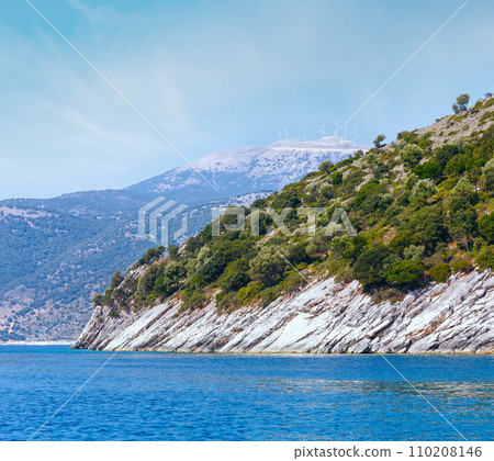 Summer Kefalonia coast view (Greece) 110208146