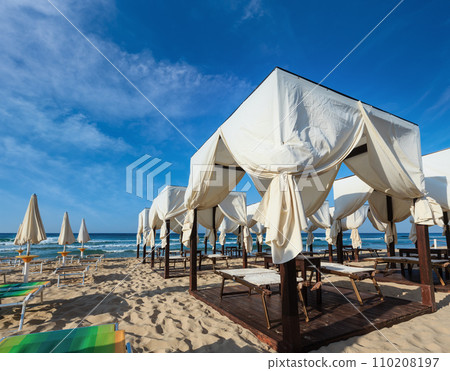 Beach Maldives of Salento, Pescoluse, Puglia, Italy Beach Maldives of Salento, Pescoluse, Puglia, Italy 110208197
