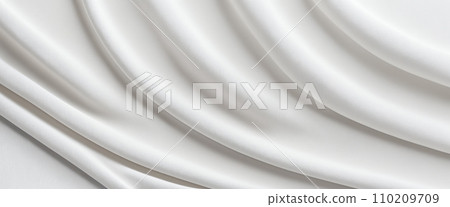 White crumpled fabric White crumpled fabric 110209709