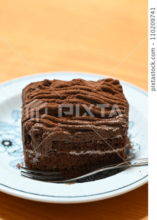 sweet and delicious chocolate cake sweet and delicious chocolate cake 110209741