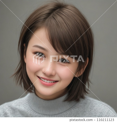 15歲短髮美女頭像 15歲短髮美女頭像 110211123