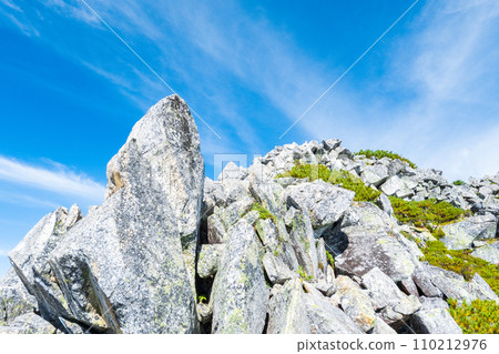 Climbing Mt. Jonendake in summer (rocky area just before the summit of Mt. Jonendake) 110212976