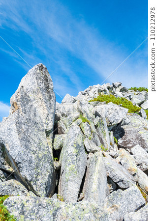 Climbing Mt. Jonendake in summer (rocky area just before the summit of Mt. Jonendake) 110212978