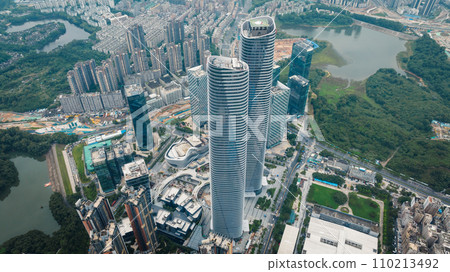 Buildings landscape in shenzhen city, China 110213492