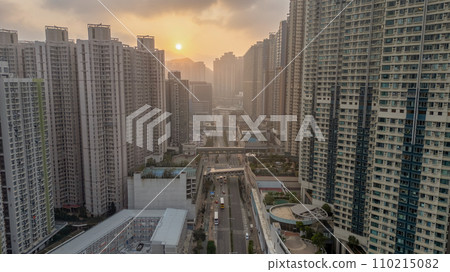 Jan 1 2024 a Panorama cityscape of Hong Kong city, tko Jan 1 2024 a Panorama cityscape of Hong Kong city, tko 110215082