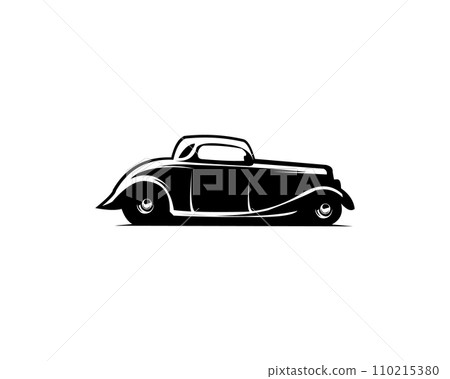 Ford caupe car logo - vector illustration, emblem design on white background 110215380