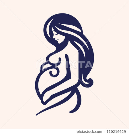 Pregnancy logo Design Vector, woman pregnant Idea logo design inspiration 110216629
