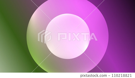 Neon glass circle copyspace for your text or product presentation geometric background. Vector illustration For Wallpaper, Banner, Background, Card, Book Illustration, landing page Neon glass circle copyspace for your text or product presentation geometric background. Vector illustration For Wallpaper, Banner, Background, Card, Book Illustration, landing page 110218821