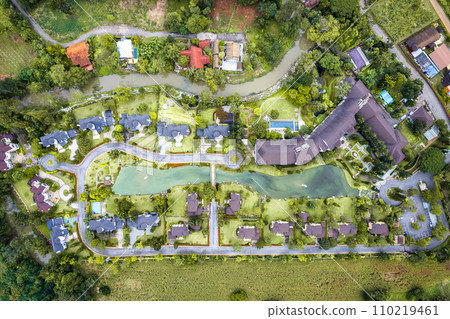 Khao yai european castle style in thailand 110219461