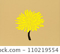 yellow flower illustration 110219554