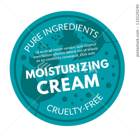 Moisturizing cream, pure ingredients cruelty free 110220240