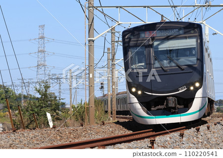 Express train from Tokyu Corporation bound for Chuorinkan on the Tobu Nikko Line 110220541