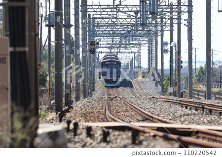 Express train from Tokyu Corporation bound for Chuorinkan on the Tobu Nikko Line 110220542