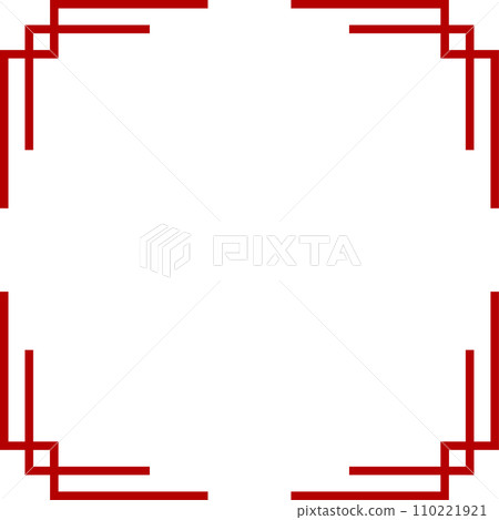 Chinese style simple frame red Chinese style simple frame red 110221921