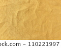 wrinkled yellow linen 110221997