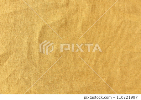 wrinkled yellow linen 110221997