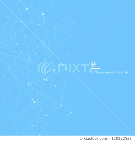 Connecting dots and lines. Graphic plexus element. Molecule or atom or dna concept. Science and technology vector background Connecting dots and lines. Graphic plexus element. Molecule or atom or dna concept. Science and technology vector background 110222521