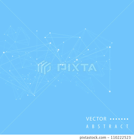 Atom geometric structure. Abstract polygonal with connecting dots and lines. Global connect element. Data concept vector Atom geometric structure. Abstract polygonal with connecting dots and lines. Global connect element. Data concept vector 110222523