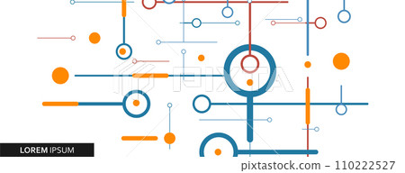 Global network technology concept. Network nodes plexus background. Circle nodes and line elements. Data blockchain vector Global network technology concept. Network nodes plexus background. Circle nodes and line elements. Data blockchain vector 110222527