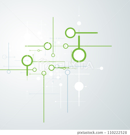 Vector connecting dots and lines. Science connect element. Modern science and technology background. Medical design Vector connecting dots and lines. Science connect element. Modern science and technology background. Medical design 110222528