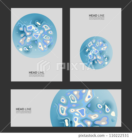 Fluid covers design. Abstract shapes composition. Trendy minimal vector background Fluid covers design. Abstract shapes composition. Trendy minimal vector background 110222531