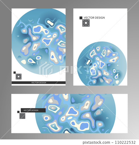 Abstract dynamic gradient. Vector graphic elements in modern style. Brochure with liquid shapes Amoeba forms. Vector illustration Abstract dynamic gradient. Vector graphic elements in modern style. Brochure with liquid shapes Amoeba forms. Vector illustration 110222532