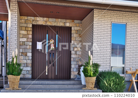 New Year's decorations at the housing exhibition hall: Kadomatsu (2024) New Year's decorations at the housing exhibition hall: Kadomatsu (2024) 110224010