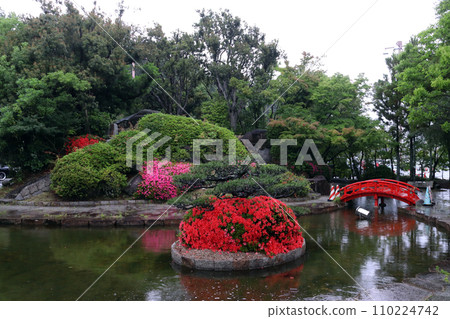 [OKJ] Japanese garden at Okayama Momotaro Airport 110224742