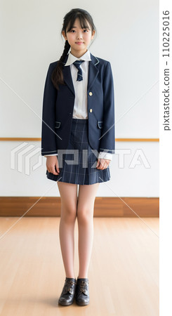 Girls wearing uniforms Girls wearing uniforms 110225016