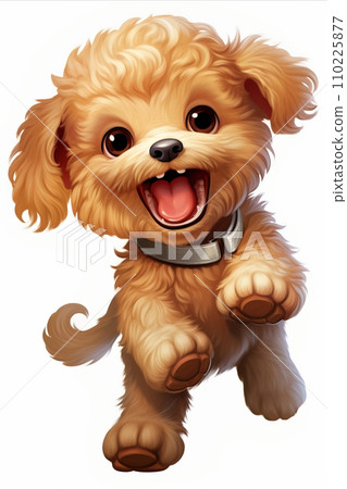 Lagotto Romagnolo Puppy Illustration - Adorable Dog Art for Animal and Pet Lovers Lagotto Romagnolo Puppy Illustration - Adorable Dog Art for Animal and Pet Lovers 110225877