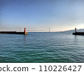 Akashi Kaikyo Bridge seen from Akashi Port 110226427